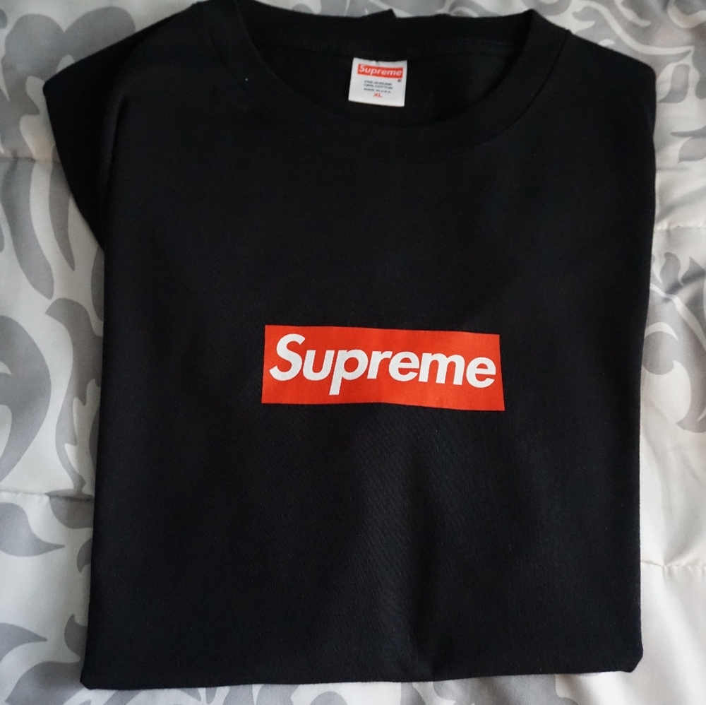20th Supreme Box Logo T-Shirt in Black